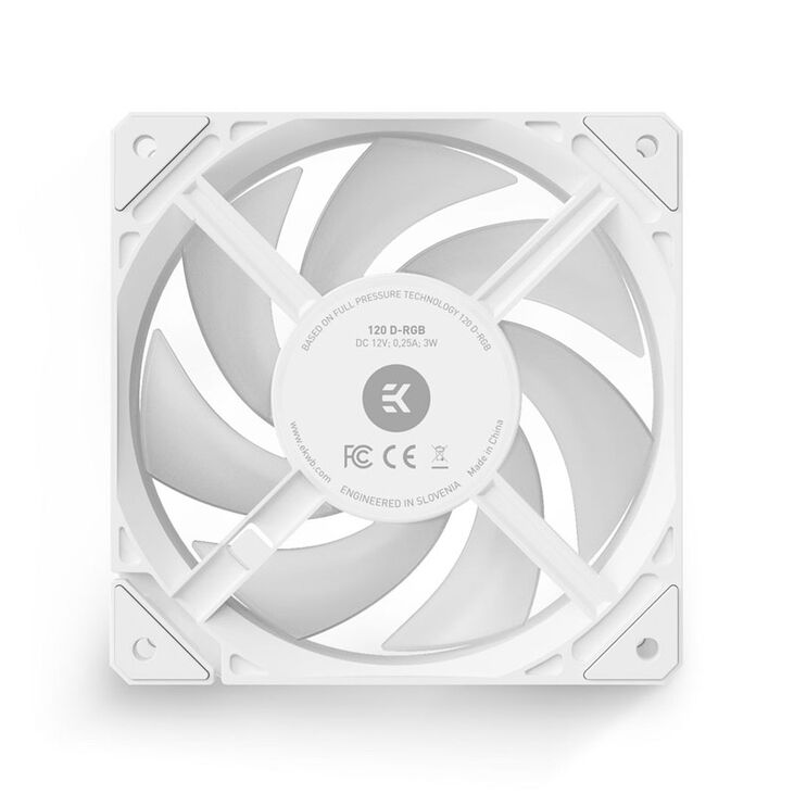 EK Water Blocks EK-Loop FPT 120er DRGB PWM Lüfter, 550-2300U/min - weiß image number 7