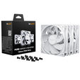 be quiet! Pure Wings 3 Fans, PWM, Reverse - 120mm, white, pack of 3 image number null
