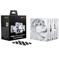 be quiet! Pure Wings 3 Fans, PWM, Reverse - 120mm, white, pack of 3