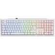Ducky One X Wireless Gaming Tastatur, induktiv, Hot Swap, RGB - Ducky Inductive Switch, ISO (DE), wei&szlig; image number null