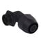 Alphacool HF Screw-in Fitting TPV Metal, 90 Degree Rotatable 12.7/7.6mm - Black