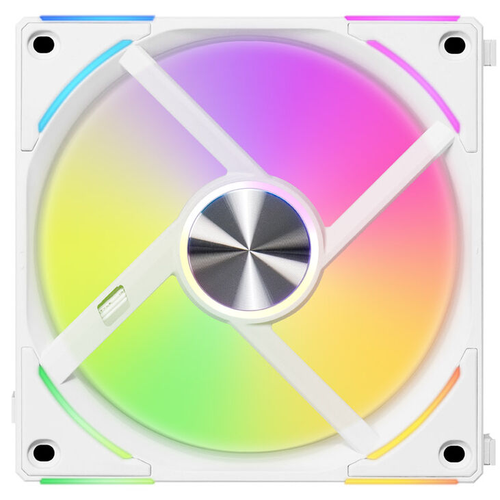 Lian Li UNI FAN AL120 V2 ARGB PWM Fan, Triple Pack with Controller - 120mm, white image number 5