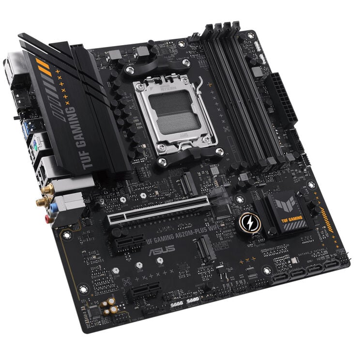 ASUS TUF Gaming A620M-Plus WiFi, AMD A620 Mainboard - Sockel AM5, DDR5 image number 1
