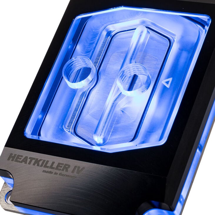 Watercool Heatkiller IV Pro AMD Threadripper - black, Acrylic+Nickel image number 3