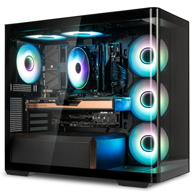Gaming PC CopperShadow, AMD Ryzen 5 7600X, GeForce RTX 5060 Ti 16GB, 32GB DDR5 RAM - King Deal image number 0