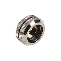 Bitspower Multi-Link Adapter Connection straight G1/4 inch female thread to 16mm OD hard tube - glossy black