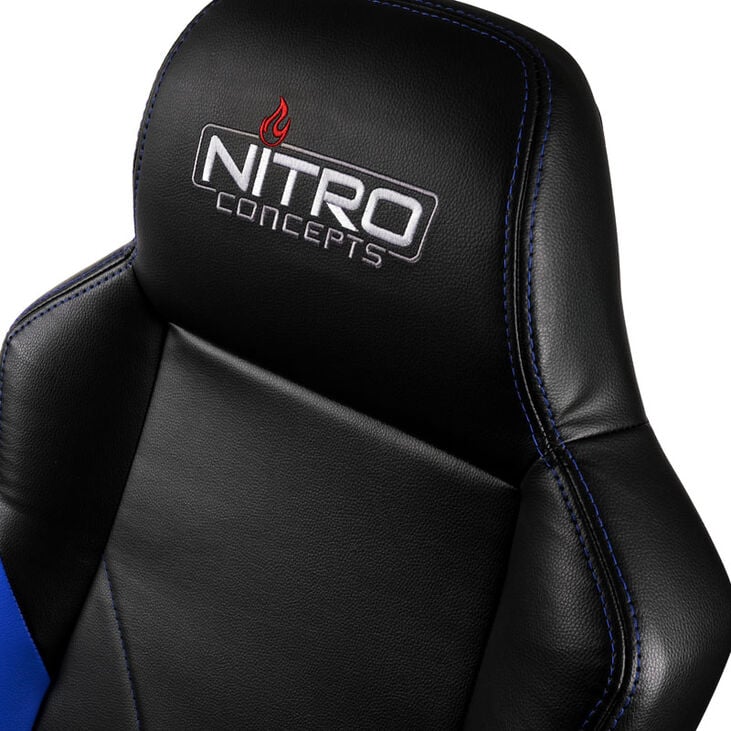 Nitro Concepts C100 Gaming Chair - Black/Blue image number 8