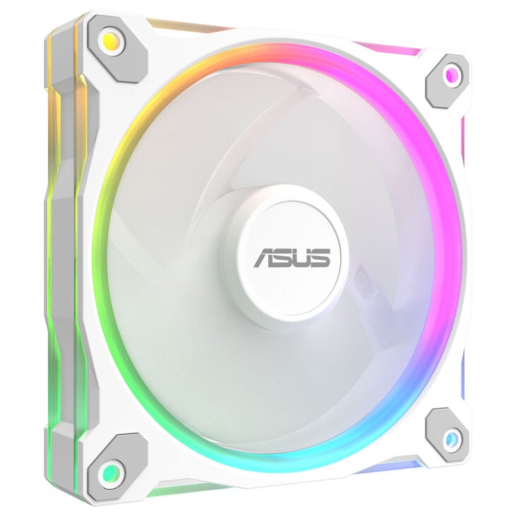 ASUS Prime MR120 ARGB Fan, PWM, Aura Sync - 120mm, white, triple-pack image number 6