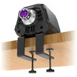 Conspit Table Clamp, for ARES APEX Wheelbase, Aluminium - Black image number null