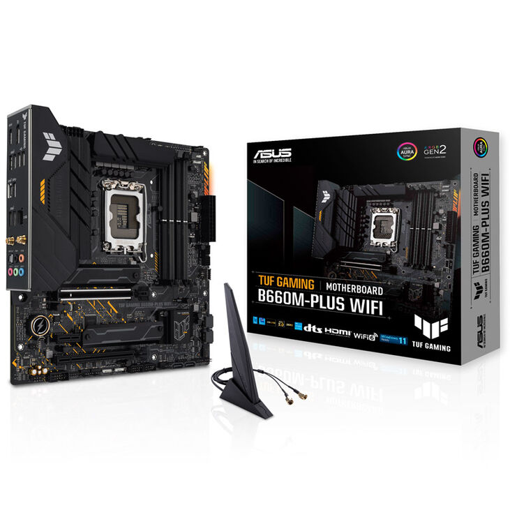 ASUS TUF Gaming B660M-Plus WiFi, Intel B660 Mainboard - Sockel 1700, DDR5 image number 0