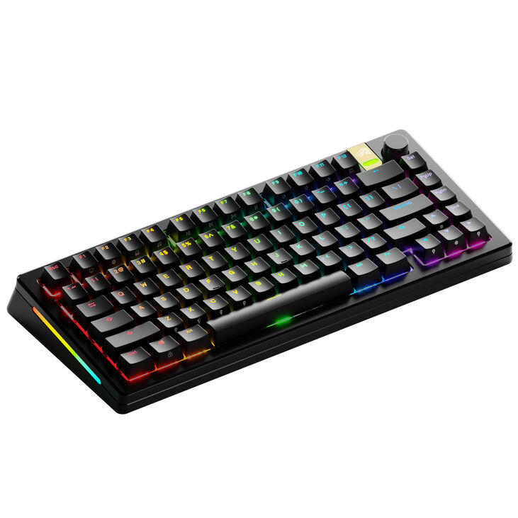 Glorious GMMK 3 Pro HE Wireless 75% Gaming Keyboard - Pre-Built, ANSI (US), Fox HE Switches, Black image number 0