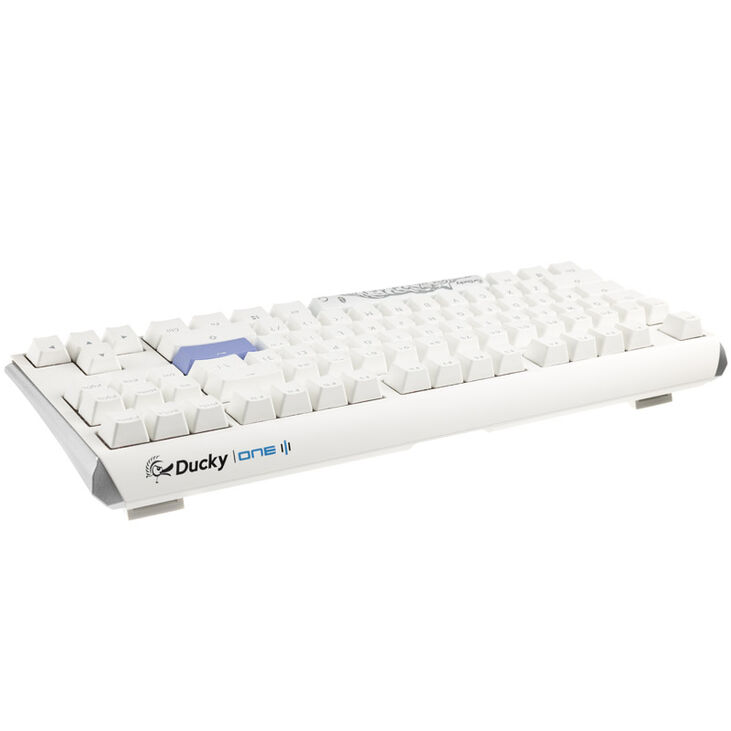 Ducky One 3 Classic Pure White TKL Gaming Tastatur, RGB LED - MX-Black (US) image number 2
