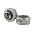 XSPC fitting G1/4" to 14mm hard tube, chrome - 8 pieces image number null