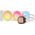 Corsair iCUE LINK Titan 360 RX LCD Komplett-Wasserk&uuml;hlung, RGB - 360mm, wei&szlig; image number null