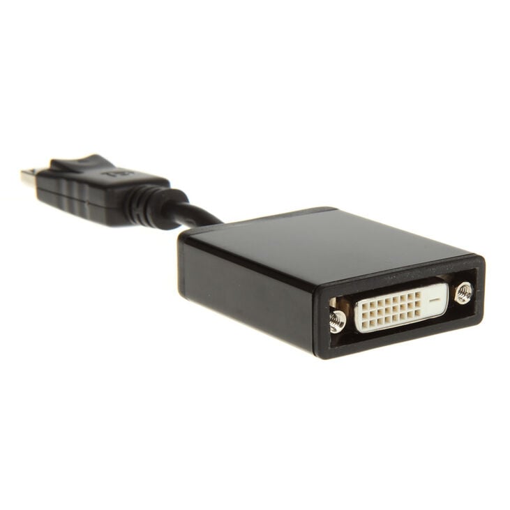 InLine Adapterkabel, DisplayPort Stecker auf DVI-D Buchse - schwarz image number 2