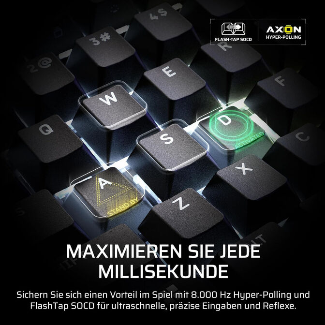 CORSAIR Galleon 100 SD Gaming-Tastatur, Full-Size, integriertes Stream Deck, Hot-Swap, DE - schwarz image number 36