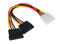 InLine 4-pin Molex power Y-cable to 2x SATA power - 0.15m