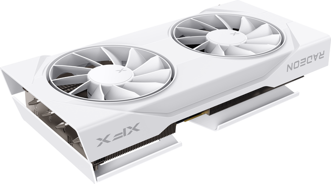 XFX Swift Radeon RX 9060 XT OC White Gaming Edition Graphics Card, 8192 MB GDDR6 image number 2