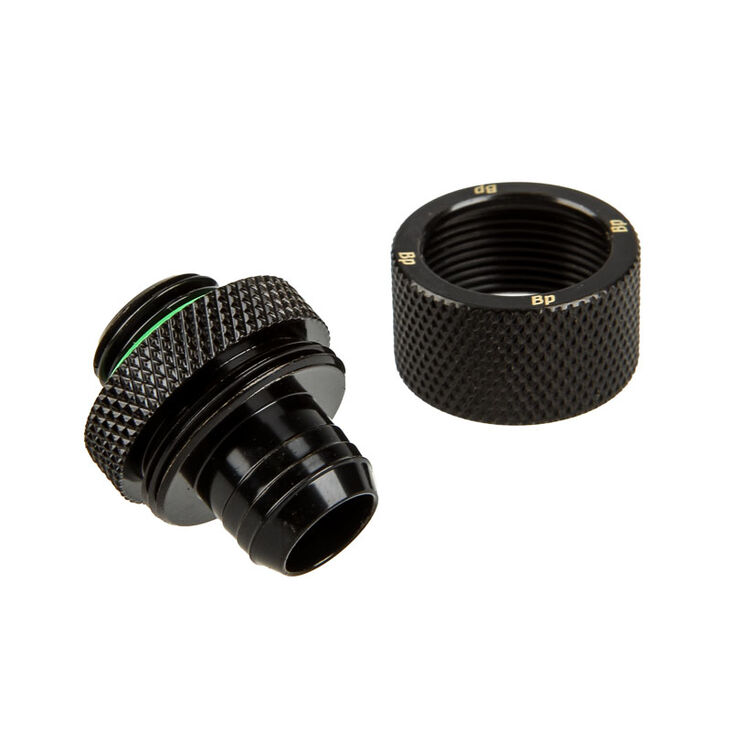 Bitspower Anschluss gerade G1/4 Zoll AG auf 16/10mm - schwarz matt image number 2