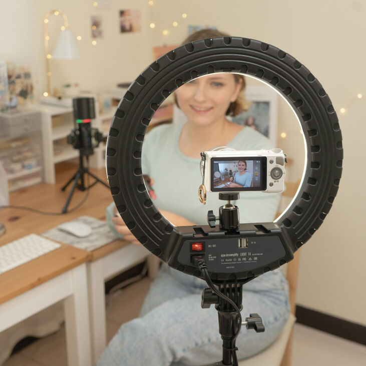 Streamplify Light 14 Streaming Ring Light black