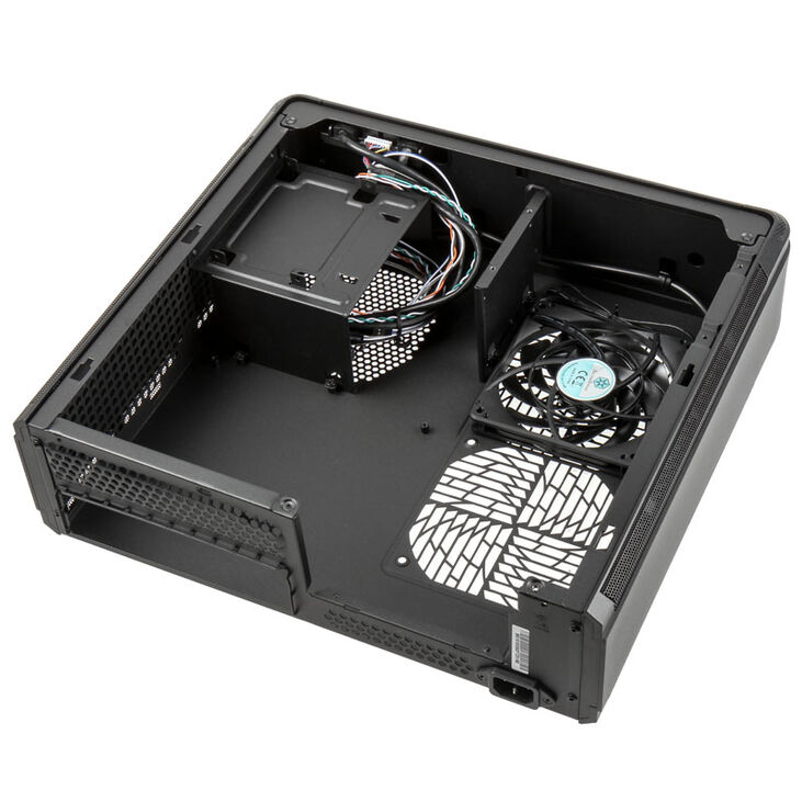 SilverStone SST-FTZ01B Fortress Mini-ITX Gehäuse - schwarz image number 3