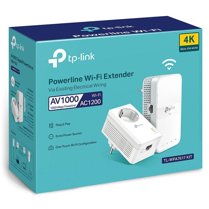 TP-Link TL-WPA7619 KIT Powerline-WLAN-Adapter, Dual-Band Wi-Fi, mit Steckdose - wei&szlig; image number 3