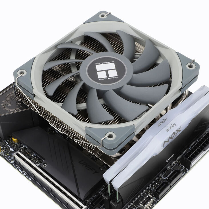 Thermalright AXP120 X67 Low Profile CPU Cooler - 120mm, black image number 9