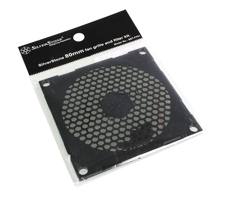 SilverStone 80mm Fan Grill und Filter Kit image number 1
