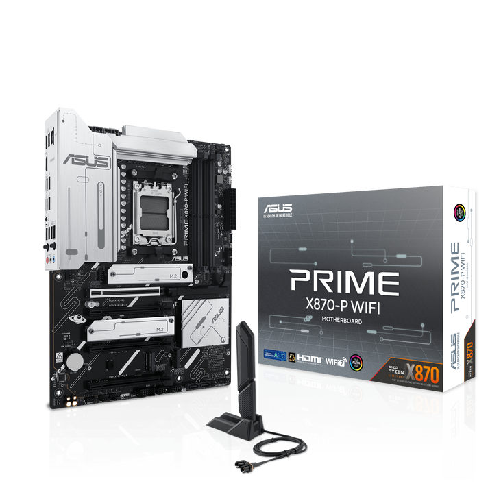ASUS Prime X870-P WiFi Mainboard, AMD X870, Sockel AM5, DDR5 image number 0