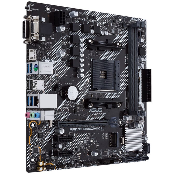 ASUS PRIME B450M-K II, AMD B450 Mainboard - Sockel AM4 image number 6