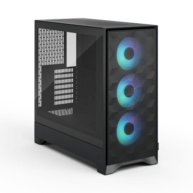 Fractal Design Pop 2 Air TG RGB PC-Geh&auml;use, Midi-Tower, ATX, Tempered Glass - inklusive 3x 120-RGB-mm-L&uuml;fter, schwarz image number 8