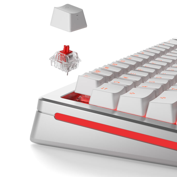 Glorious Fox Switches, Mechanical, 3-Pin, Linear, MX-Stem, 45g - 110 Pieces image number 9