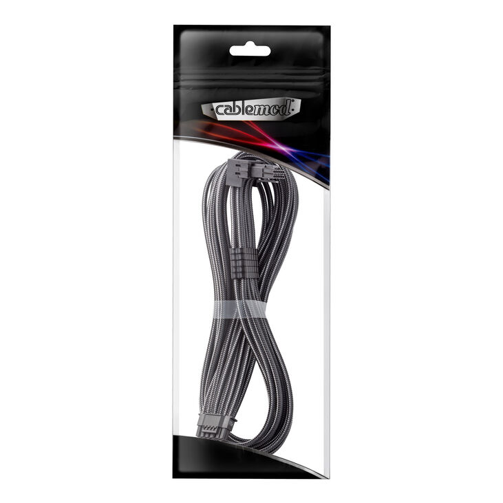 CableMod Universal Pro ModMesh 16-Pin to 16-Pin Cable, 90° Connector, Sleeved, StealthSense - Carbon, 60 cm, Var. B image number 4