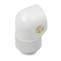 Raijintek RAI 90 degree G1/4 inch male to G1/4 inch female - rotatable, 6 pack, white