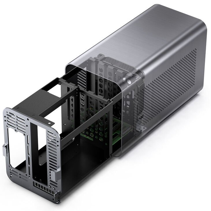 Jonsbo N1 Mini-ITX Gehäuse - grau image number 7