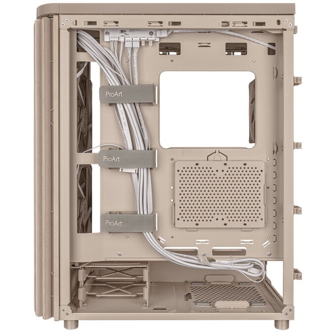 ASUS ProArt PA401 Wood Edition PC-Geh&auml;use, Midi-Tower, ATX, Mesh-Panel - beige image number 8
