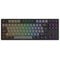 AKKO Black & Gold 5087S V1 Gaming Keyboard, RGB &ndash; Akko V3 Cream Blue Pro Switches, ISO DE, black & gold