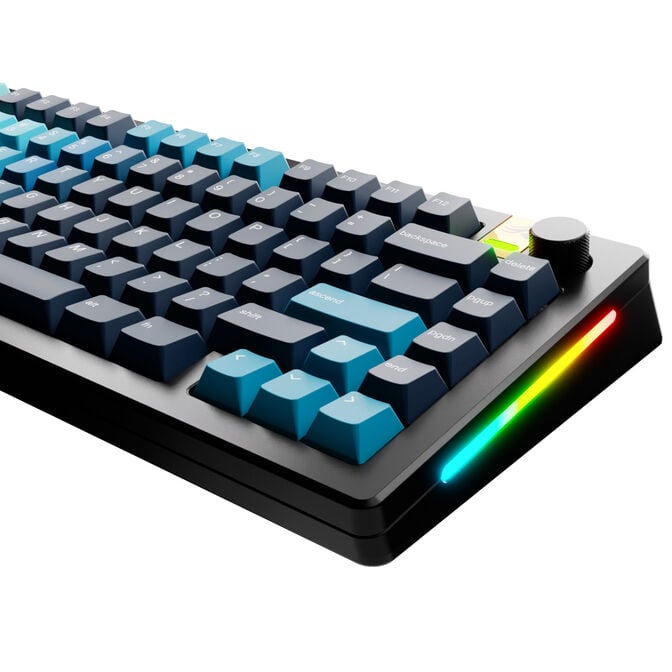 Glorious GPBT Gradient Keycaps, ANSI Layout (US), PBT, Dye-Sub - Celestial Ice image number 2