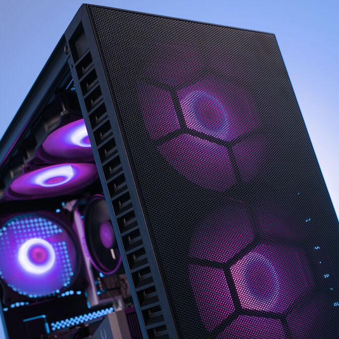 Gaming PC Mach 2, AMD Ryzen 5 7500F, RTX 5060 Ti 16GB - Prebuilt PC with Windows image number 5