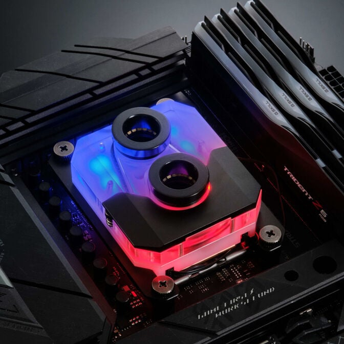 PHANTEKS Glacier EZ-Fit 450CPU CPU Water Cooler, RGB &ndash; Black image number 3