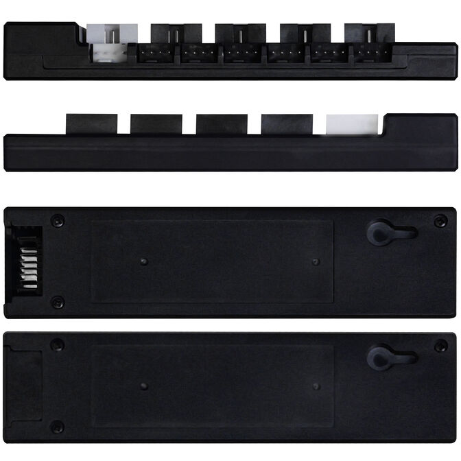Lian Li EDGE HUB, 4x USB, 6x PWM - black image number 1