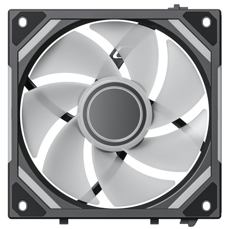 Alpenföhn WingBoost 4 PWM-Lüfter, Reverse, RGB - 120mm, schwarz