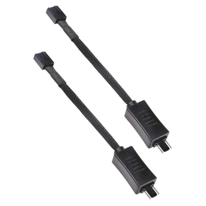 SilverStone Fan Hub 2x 10cm PWM - black image number 0