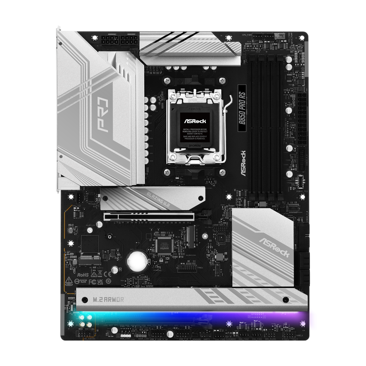 ASROCK B850 Pro RS motherboard, socket AM5, AMD B850, ATX, DDR5 image number 4