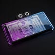 Alphacool Core GeForce RTX 5080 Prime GPU Water Cooling, ARGB, with Backplate &ndash; Acrylic image number null