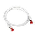 InLine Patchkabel Cat.6, S/FTP (PiMf), 250MHz, wei&szlig; - 1m image number null
