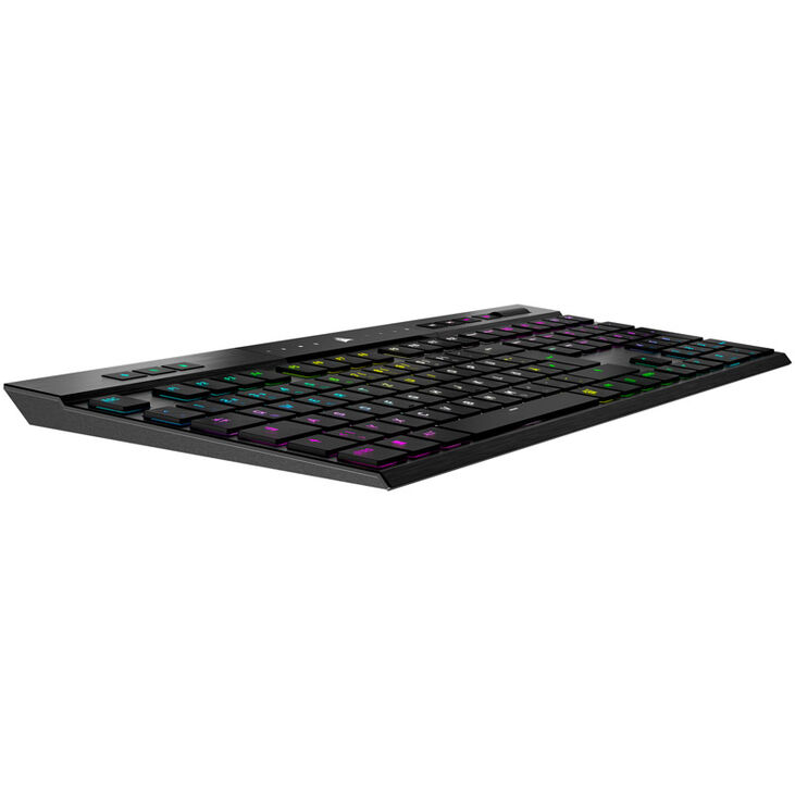 Corsair K100 RGB AIR Wireless Ultra-Thin Mechanical Gaming Keyboard, Cherry MX Speed - Black, DE image number 3