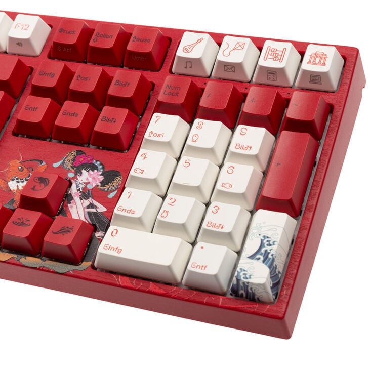 Varmilo VEA109 Koi Gaming Keyboard, MX-Brown, white LED image number 7