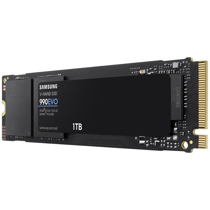 Samsung 990 EVO Series NVMe SSD, PCIe 4.0 M.2 Type 2280 - 1 TB image number 2