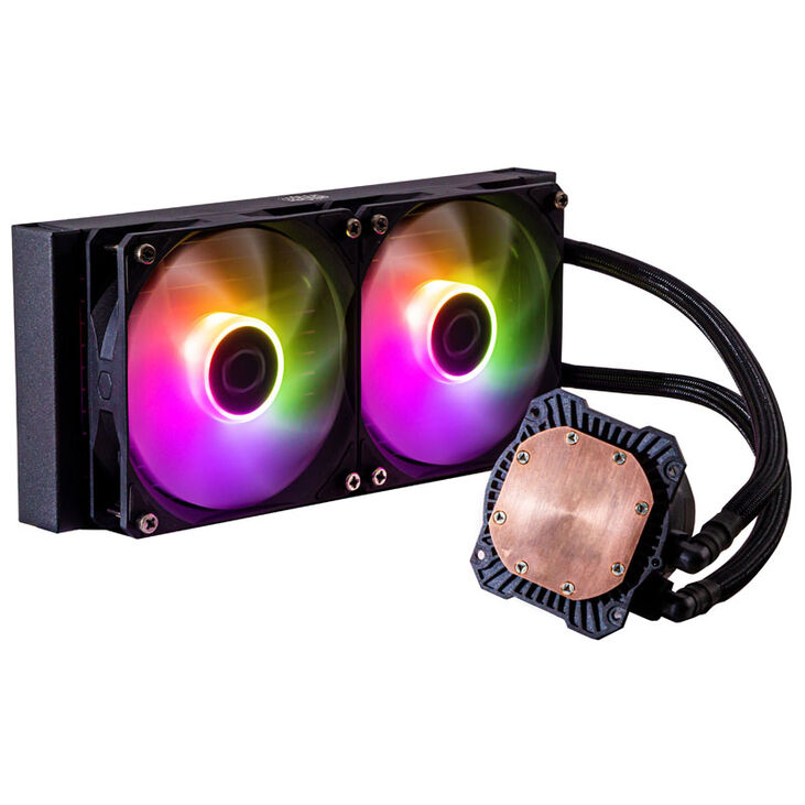 Cooler Master MasterLiquid 240L Core ARGB Komplett-Wasserkühlung - schwarz image number 1